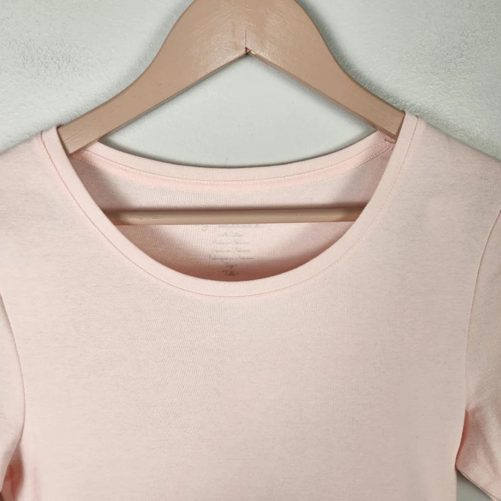 NWT Chico's Bella‎ Top Basic Knit Short Sleeve T-Shirt Whisper Pink (1/ M) #648 - Picture 2 of 11